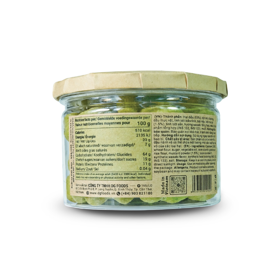 Hạt Điều Wasabi 120g